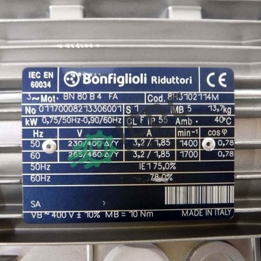 BONFIGLIOLI - 8H3102114M - Motori Elettrici - immagine 2