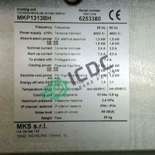 MKS MKP1313BH ICDC 000109 2