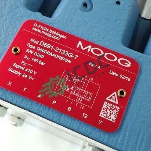 MOOG HYDROLUX D691 2133G 7 ICDC 000026 2