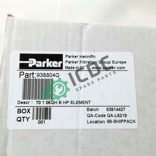 PARKER HANNIFIN 938804Q ICDC 000554 2