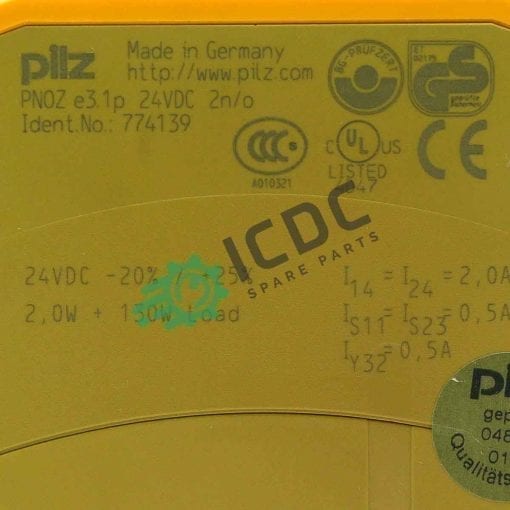 PILZ 774139 PNOZ E3 1P ICDC 000755 2