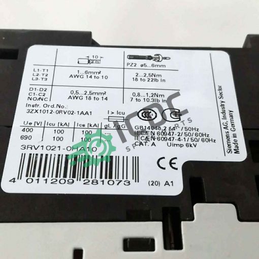 SIEMENS 3RV1021 0HA10 ICDC 001721 2