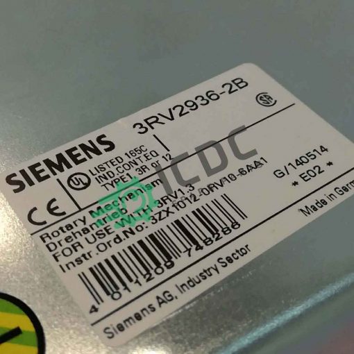 SIEMENS 3RV2936 2B ICDC 001584 2