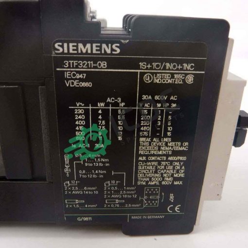 SIEMENS 3TF32 11 0BB4 ICDC 009737 3