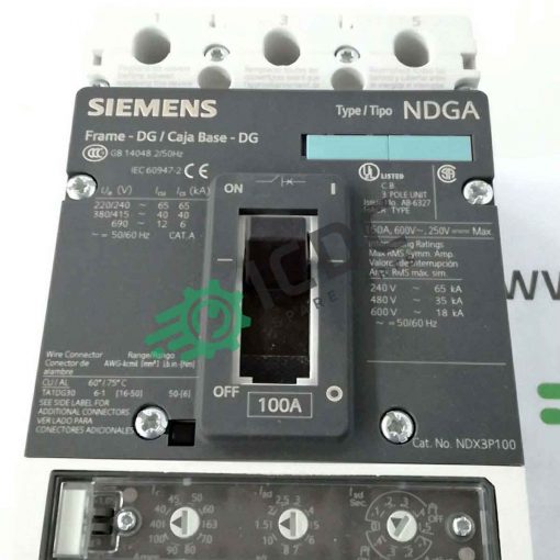 SIEMENS 3VL2110 1GE30 0AA0 ICDC 000429 4