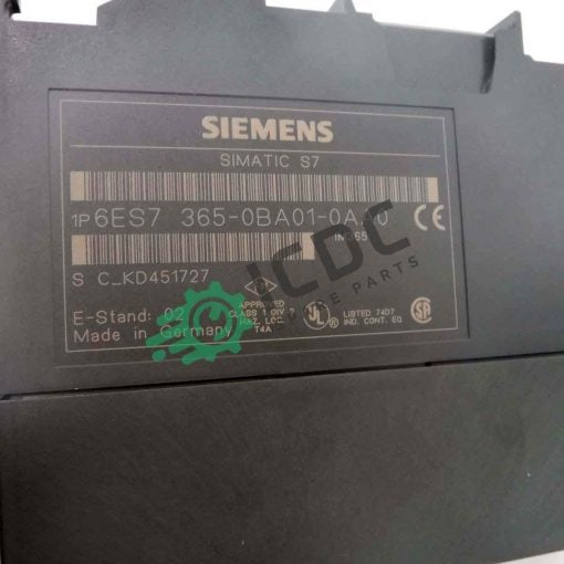 SIEMENS 6ES7365 0BA0 0AA0 ICDC 005070 4