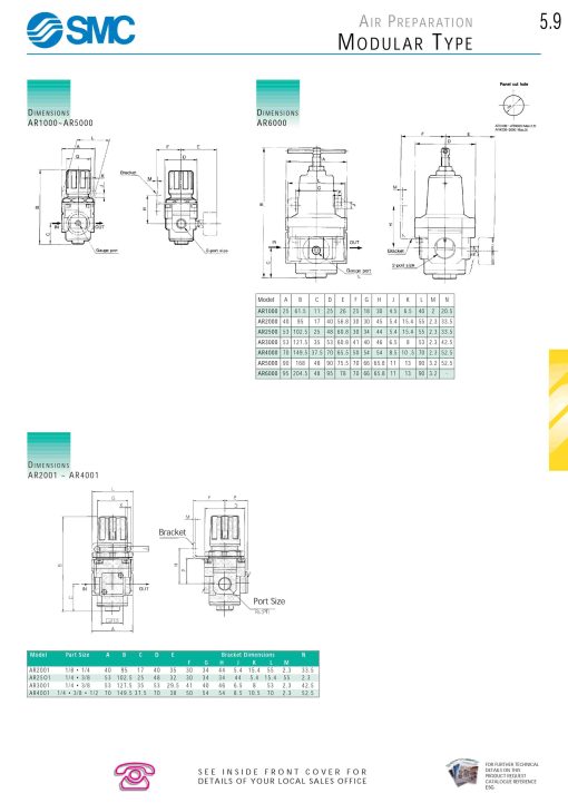 SMC - AR3000-F03 - Valvole-Regolatori Di Flusso - immagine 6