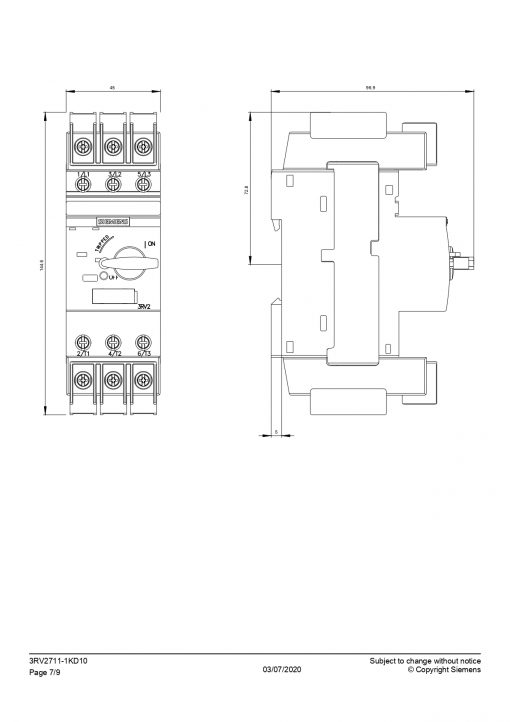 SIEMENS - 3RV2711-1KD10 - Switch - Image 11
