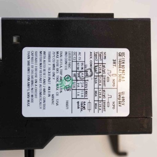 SIEMENS 3RU1136 4FB0 Relay ICDC 001380 3