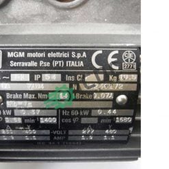 MGM MOTORI BA 71B4 037KW Motor ICDC 009788 2