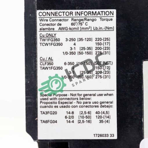 SIEMENS 3VL3125 1JH30 Switch ICDC 000206 2