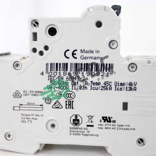 SIEMENS 5SY7216 7 Switch ICDC 001956 2