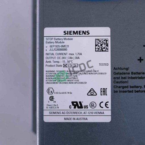 SIEMENS 6EP1935 6ME21 Electrovalve ICDC 000787 2