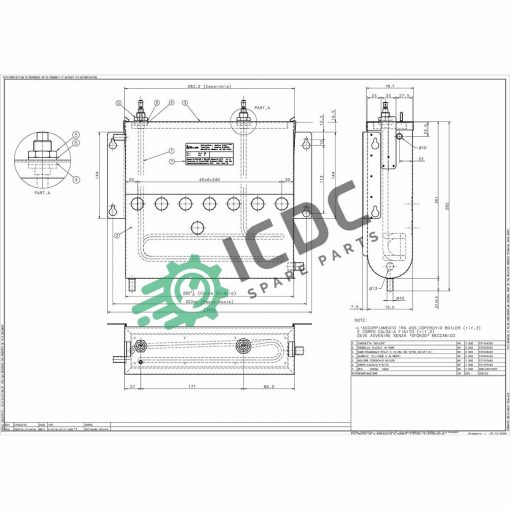 IRCA 01846210 Heating Element ICDC 020102 2