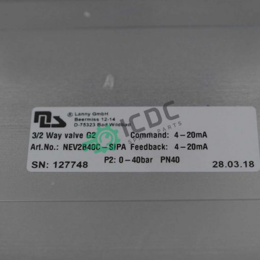 MLS NEV 2B40 C SIP Pressure Reducer ICDC 000041 2