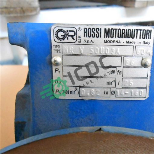 ROSSI MOTORID MR V 50U03A Gear Reducer ICDC 004989 2