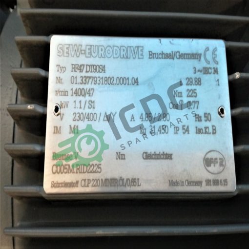 SEW EURODRIVE RF47 DT90S4 Gear Reducer ICDC 004688 2