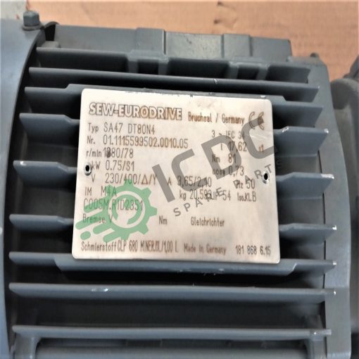 SEW EURODRIVE SA47 DT80N4 17 Gear Reducer ICDC 004657 2