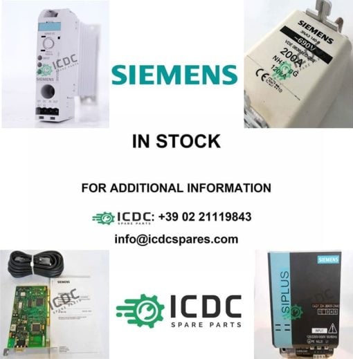 Stock of SIEMENS Electric Motors, Module and Switches, available at ICDCSPARES.COM and shipped with DHL Express!