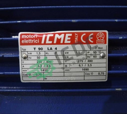 MGM MOTORI MVF 63P Gear Reducer ICDC 011067 2