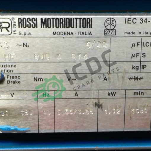 ROSSI MOTORID 1868 934MR2I50HF Gear Reducer ICDC 004611 1 1