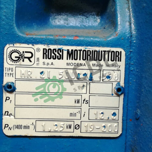ROSSI MOTORID 1868 934MR2I50HF Gear Reducer ICDC 004611 2 1