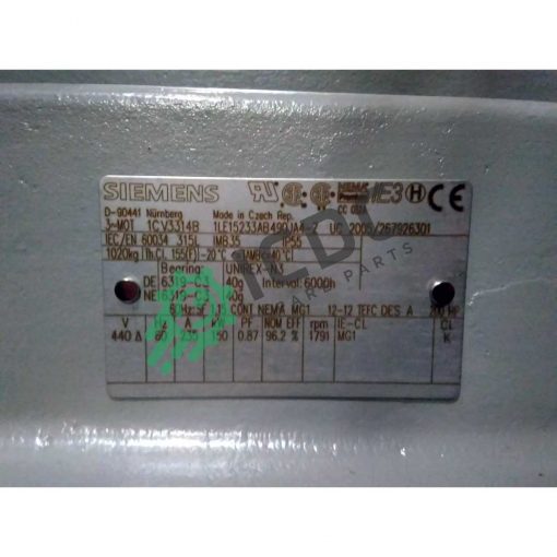 SIEMENS - 1LE1523-3AB49-0JA4 - SIMOTICS SD Electric Motor - Image 2