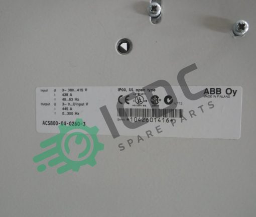 ABB - ACS800-04-0260-3 - Inverter - Image 5