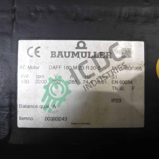BAUMULLER - DAFF 180 M 23 R 20-5 - Electric Motor - Image 5