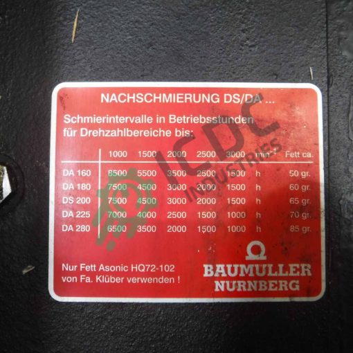 BAUMULLER - DAFF 180 M 23 R 20-5 - Electric Motor - Image 2