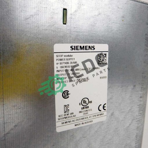SIEMENS - 6EP1436-3BA00 - SITOP Modular 20 A Input Stabilized Power Supply - Image 2