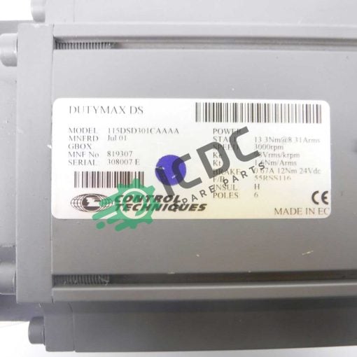 CONTROL TECHNIQUES - DUTYMAX DS 115DSD30 - Electric Motor - Image 3