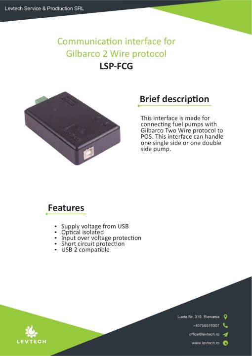 LEVTECH - LSP-FCG4 - Interfaces - ICDC-036037 - New - immagine 5