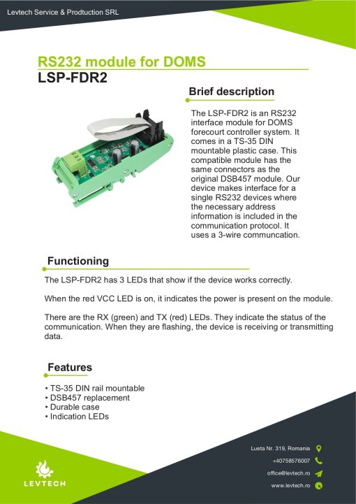 LEVTECH - LSP-FDR2 - Modules - ICDC-036007 - New - immagine 5