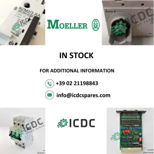 Stock of EATON > MOELLER Circuit Breakers, Modules and Switches, available at ICDCSPARES.COM and shipped with DHL Express!