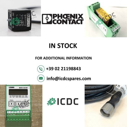 Stock of PHOENIX Power Supply, Sensors and Switches, available at ICDCSPARES.COM and shipped with DHL Express!