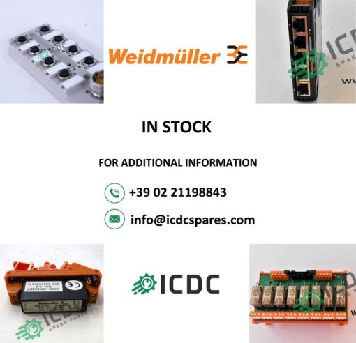 Stock of WEIDMULLER Fuses, Inverter and Relays, available at ICDCSPARES.COM and shipped with DHL Express!