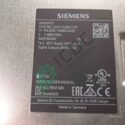 Alternative view of SIEMENS - 6SL3040-1MA00-0AA0 - SINAMICS CONTROL UNIT CU320-2 DP | ICDC-025040