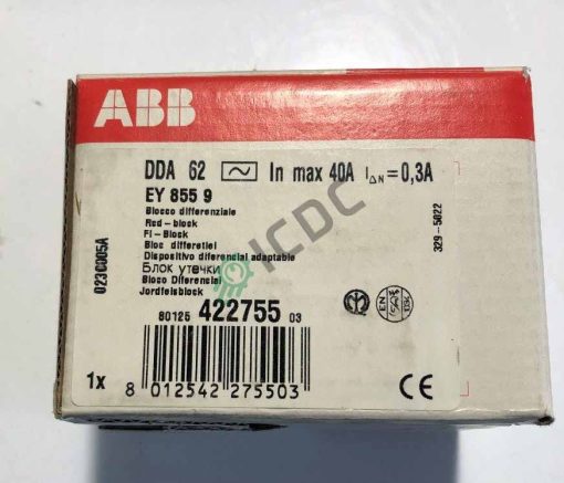 ABB Electromechanical Circuit Breaker | DDA 62 - EY 8559 Available in Stock in ICDCSPARES.COM