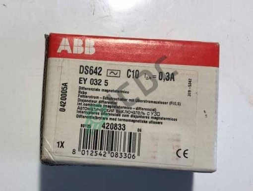 ABB Electromechanical Circuit Breaker | DS642-EY0325 Available in Stock in ICDCSPARES.COM