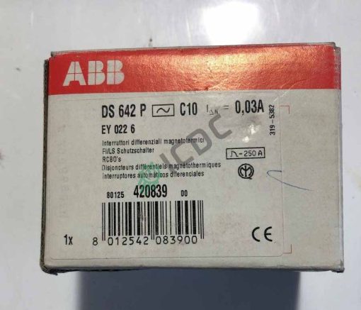 ABB Electromechanical Circuit Breaker | EY 022 6 Available in Stock in ICDCSPARES.COM