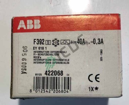 ABB Electromechanical Circuit Breaker | F392-EY6181 Available in Stock in ICDCSPARES.COM