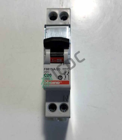 BTICINO Electromechanical Circuit Breaker | F881NA/20 Available in Stock in ICDCSPARES.COM