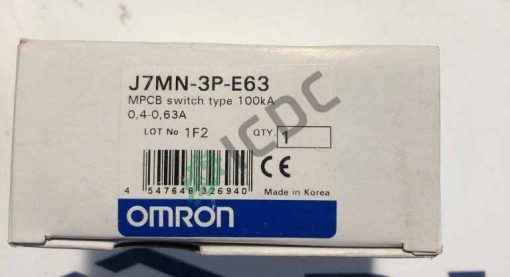 OMRON Electromechanical Circuit Breaker | J7MN-3P-E63 Available in Stock in ICDCSPARES.COM