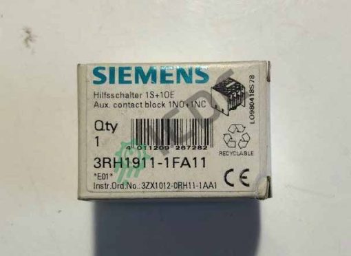 SIEMENS Electrical Connectors Contactor | 3RH1911-1FA11 Available in Stock in ICDCSPARES.COM