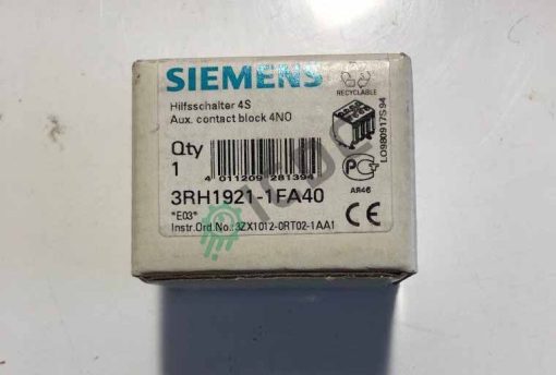 SIEMENS Electrical Connectors Contactor | 3RH1921-1FA40 Available in Stock in ICDCSPARES.COM
