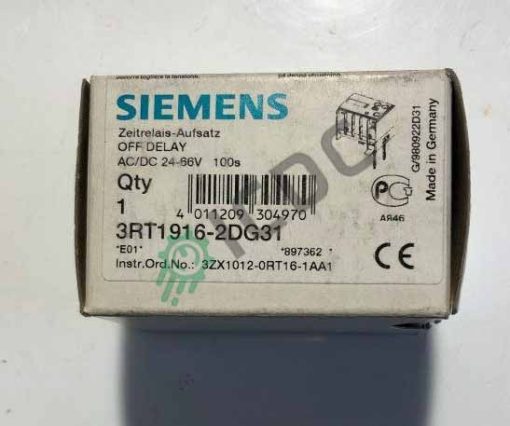 SIEMENS Electromechanical Relay | 3RT1916-2DG31 Available in Stock in ICDCSPARES.COM