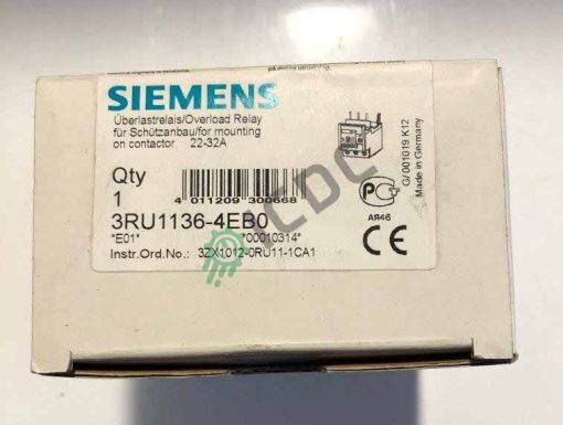 SIEMENS Electromechanical Relay | 3RU1136-4EB0 Available in Stock in ICDCSPARES.COM