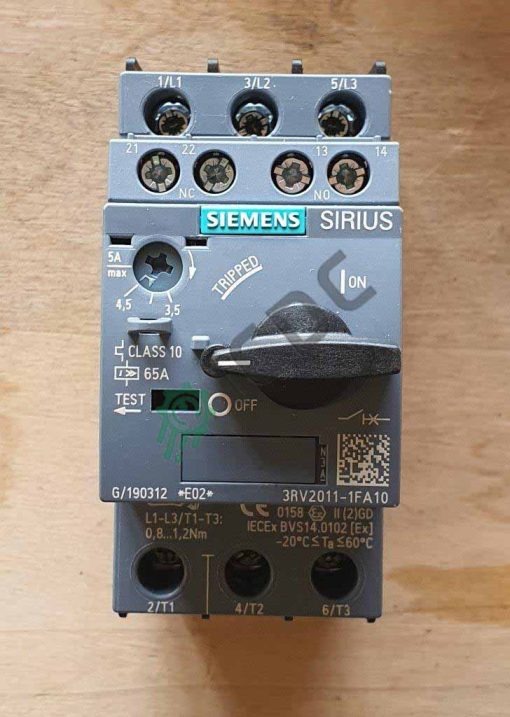 SIEMENS Electromechanical Circuit Breaker | 3RV2011-1FA10 Available in Stock in ICDCSPARES.COM
