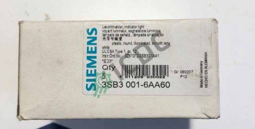SIEMENS Electronic Accessory | 3SB3001-6AA60 Available in Stock in ICDCSPARES.COM